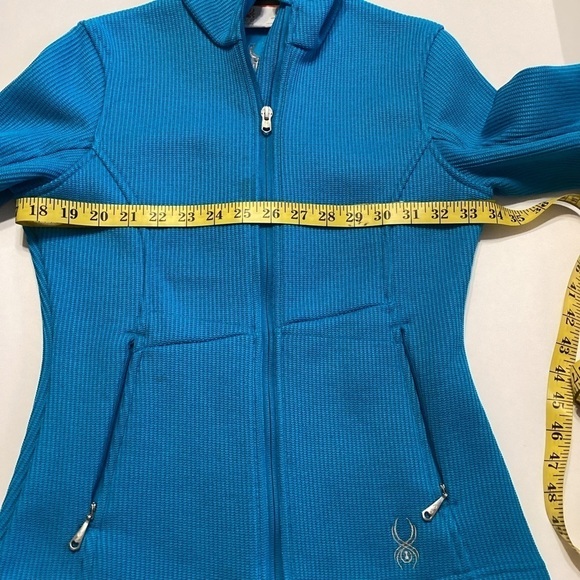 Spider Core Turquoise Full Zipper Closure - Picture 4 of 8